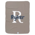 Woodland Bear Deer Mountains Personalized Baby Boy