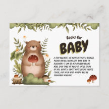 Woodland bear greenery whimsical Books for Baby