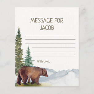 Woodland Bear Time Capsule