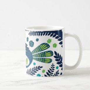 woodland bird coffee mug