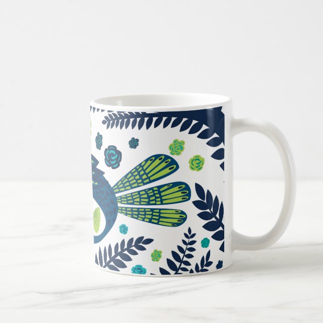 woodland bird coffee mug (Right)