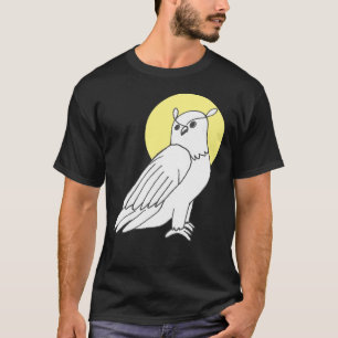 Woodland Bird Illustration Owl T-Shirt
