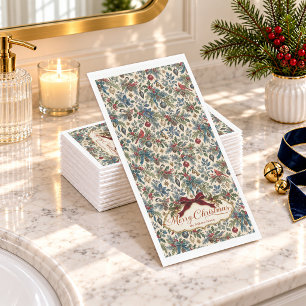 Woodland Birds Christmas Napkin