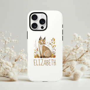 Woodland Bobcat Cute Personalized iPhone 11 Pro Case