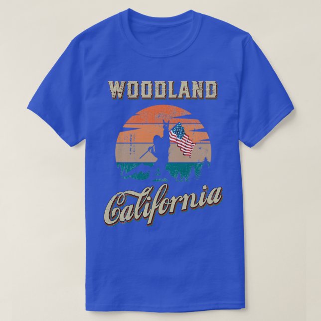 Woodland California T-Shirt (Design Front)