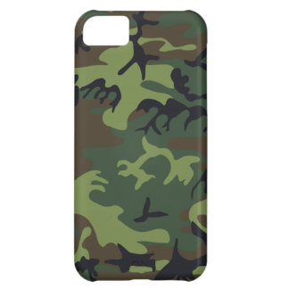 Woodland Camo Cover For iPhone 5C