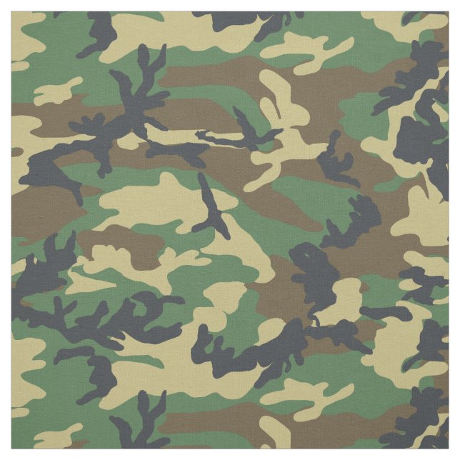 Woodland Camo Fabric (Swatch)