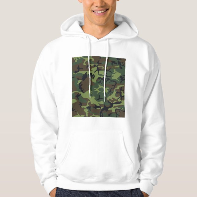Woodland Camo Hoodie (Front)
