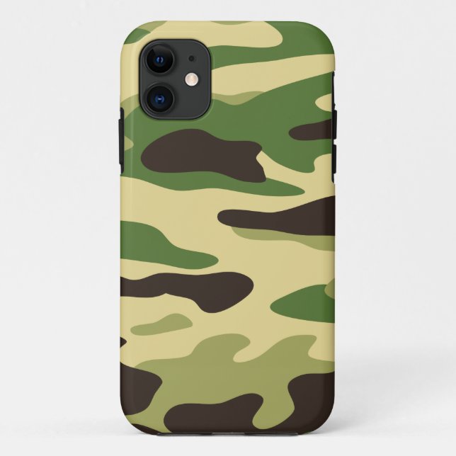 woodland camo iphone case (Back)