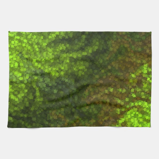 Woodland Camo Kitchen Towel (Horizontal)
