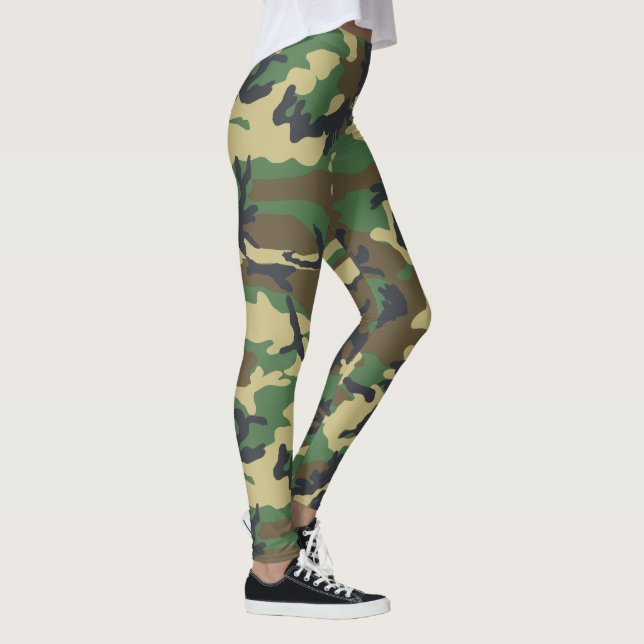 Woodland Camo Leggings (Right)