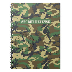 Woodland Camo Notebook