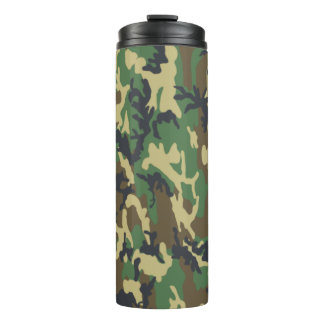 Woodland Camo Pattern Travel Mug