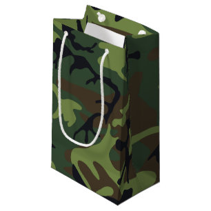Woodland Camo Small Gift Bag