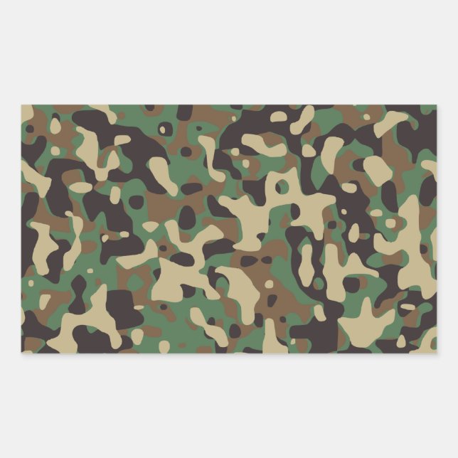 Woodland Camo Sticker (Front)