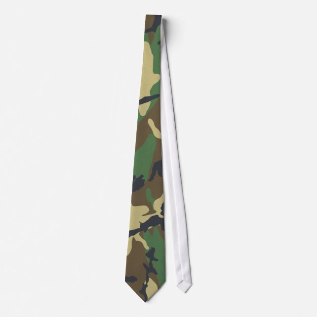Woodland Camo Tie (Front)