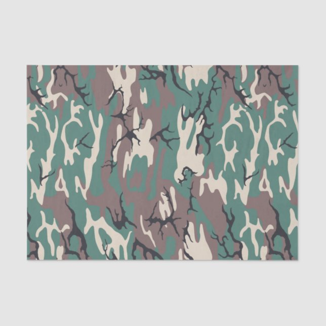 Woodland Camo Tissue Paper (Front)