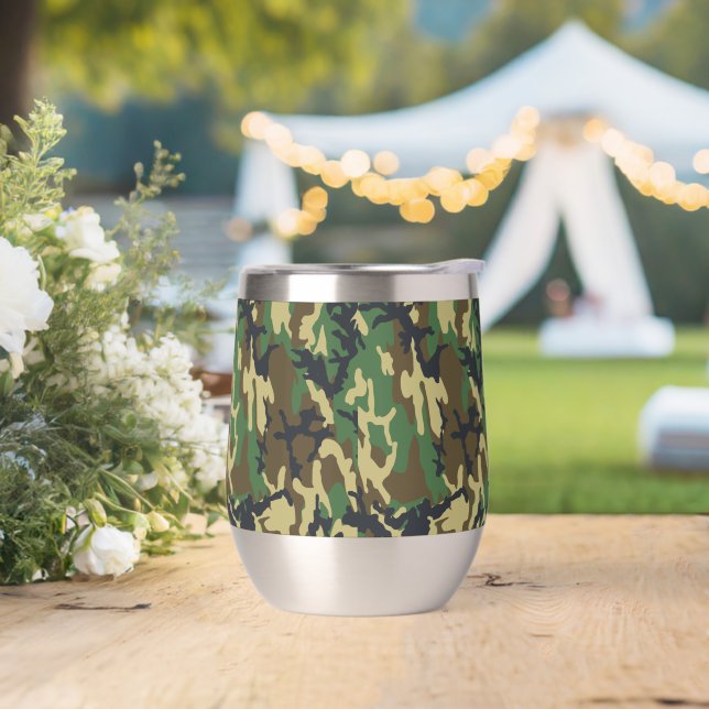 Woodland Camo Tumbler for Camping, Hunting,  (Extérieur)