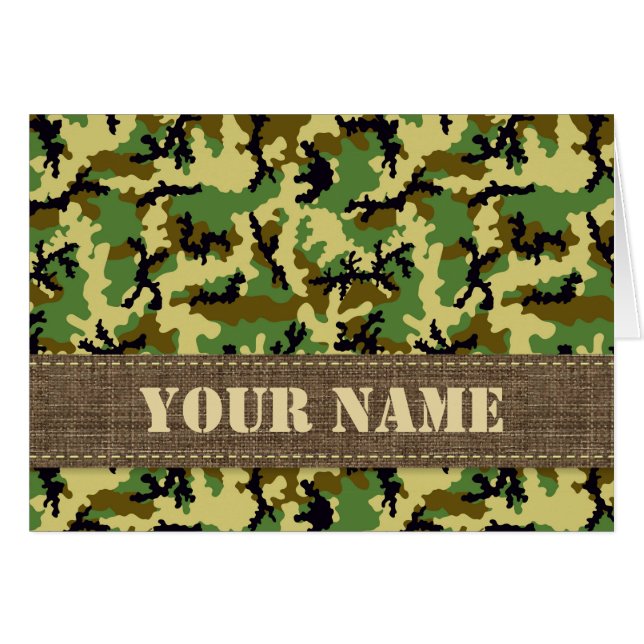 Woodland camouflage (Front Horizontal)