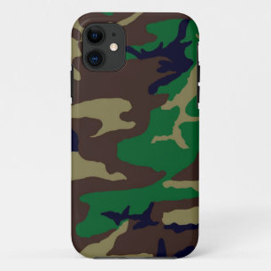 Woodland Camouflage Apple iPhone 11 Case