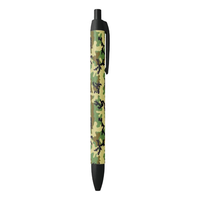 Woodland camouflage black ink pen (Bottom (Vertical))