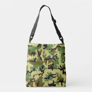 Woodland camouflage crossbody bag