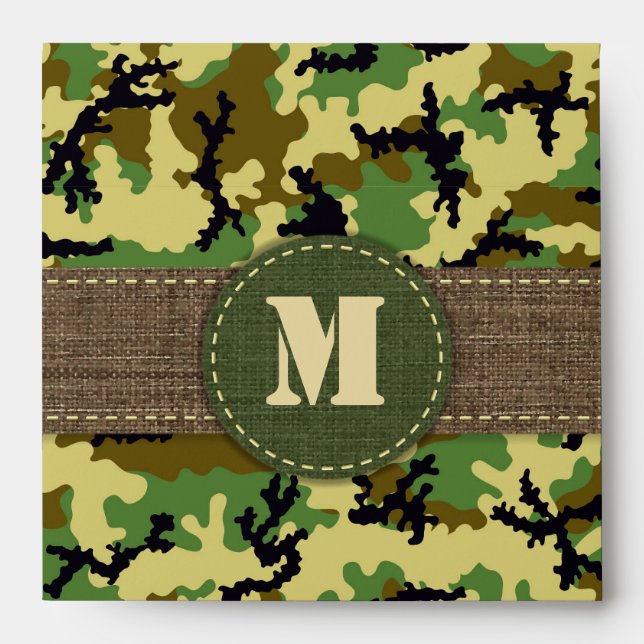 Woodland camouflage envelope (Front)