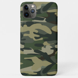 Woodland Camouflage Pattern Tactical Military Camo iPhone 11 Pro Max Case