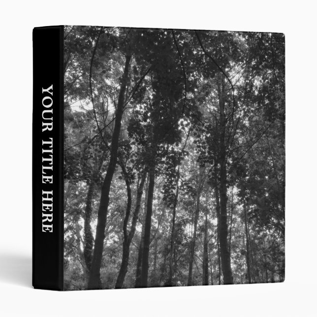 Woodland Canopy 02 BW Binder (Front/Spine)