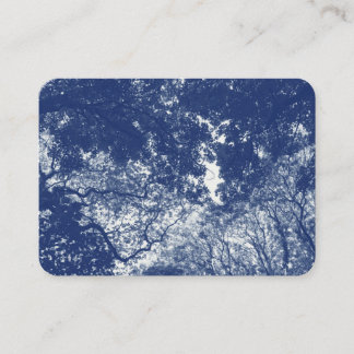 Woodland Canopy 02 - Cyanotype Effect Business Card