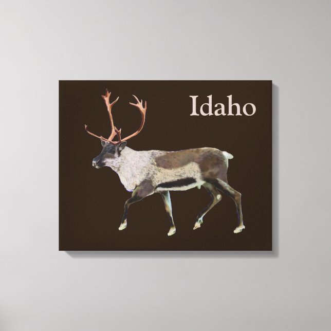 Woodland Caribou Canvas Print (Front)