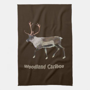 Woodland Caribou Kitchen Towel