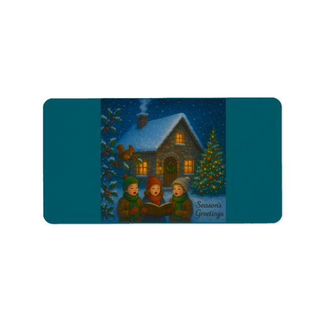 Woodland Carol Choir Label (Front)