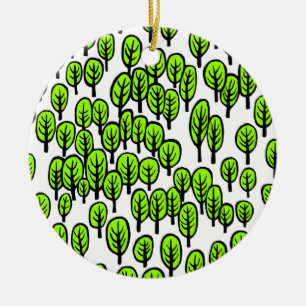 Woodland Ceramic Ornament