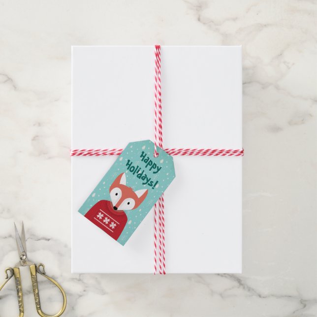 Woodland Christmas Gift Tags (With Twine)