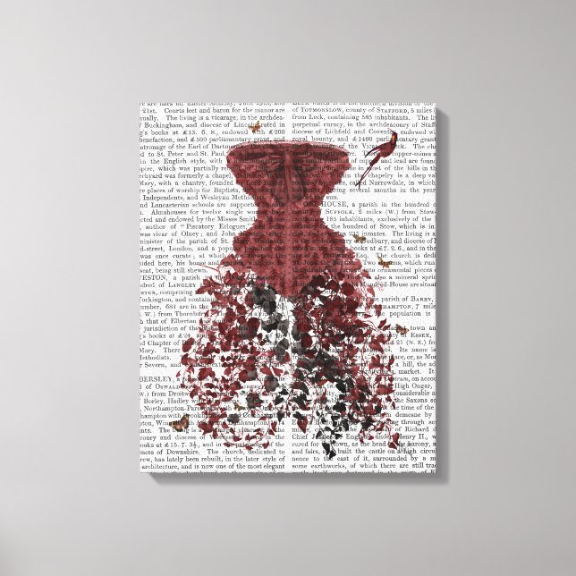 Woodland Corset Canvas Print (Front)