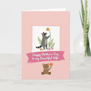 Woodland Creature Mother Card