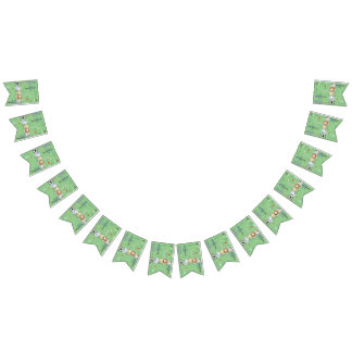 woodland creatures bunting banner