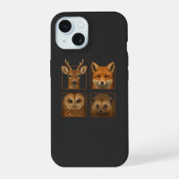 Woodland Creatures Forest Animals Deer Fox Owl Hed