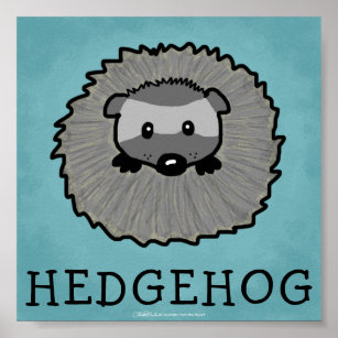 Woodland Critters-Best Forest Friends-Hedgehog Poster