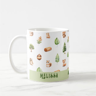 Woodland Cute Forest Animals Coffee Mug