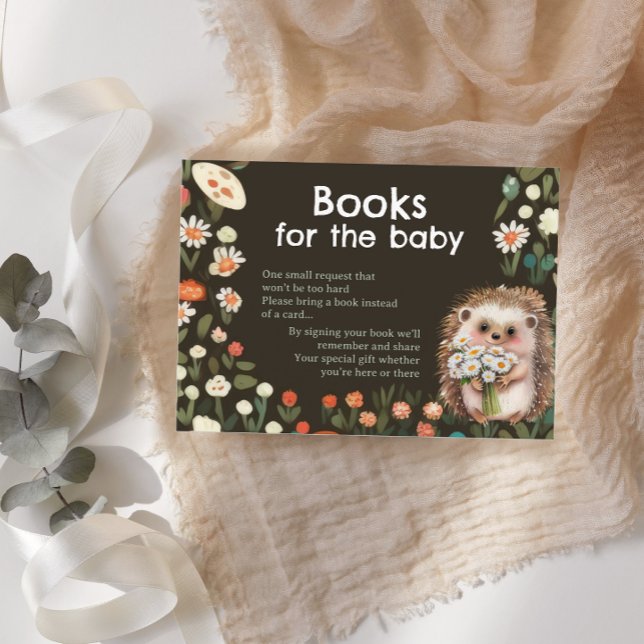Woodland Daisy Bring A Book for Baby Enclosure Card (Creator Uploaded)