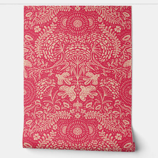 Woodland Damask - Hope is a Thing With Feathers Wallpaper