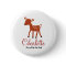 WOODLAND DEER BABY SHOWER NAME TAG BUTTON