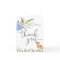 Woodland deer blue floral greenery