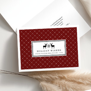 Woodland Deer Corporate Holiday Card