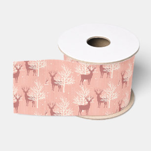 Woodland Deer Grosgrain Ribbon