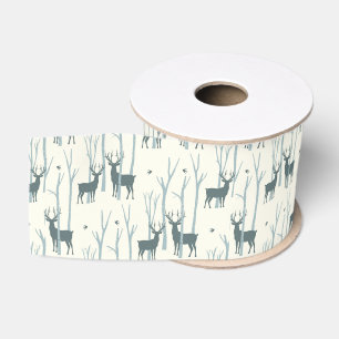 Woodland Deer Grosgrain Ribbon
