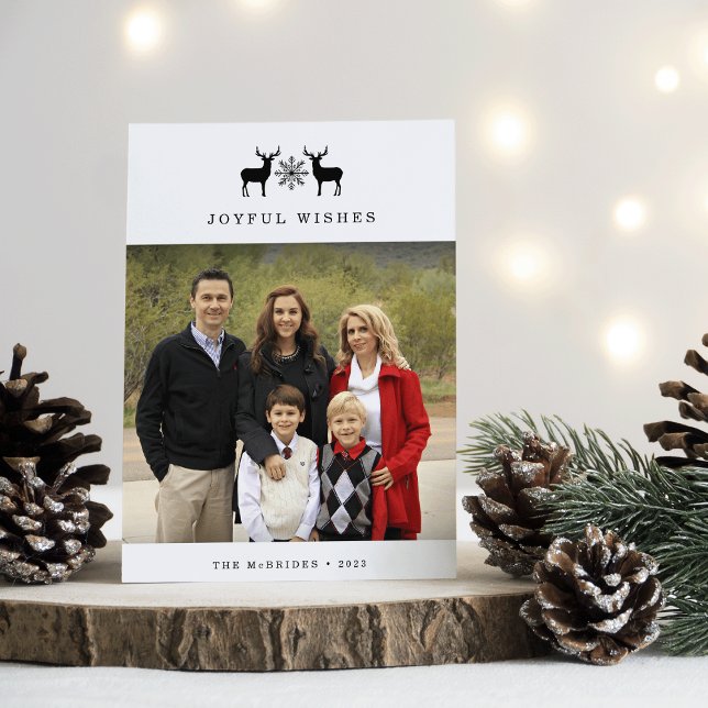 Woodland Deer | Holiday Photo Card (Creator Uploaded)