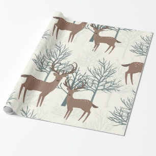 Woodland Deer Wrapping Paper
